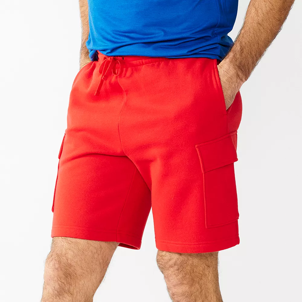 Men's Tek Gear® Ultra Soft Fleece Cargo Shorts 1 Men's Tek Gear® Ultra Soft Fleece Cargo Shorts