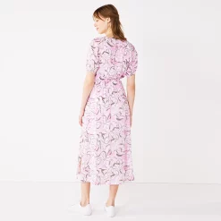 Women's Nine West Puff Sleeve Maxi Dress -Hot Sale Adult Shop 5261378 ALT