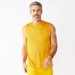 Men's Tek Gear® Dry Tek Muscle Tee -Hot Sale Adult Shop 5262221 Flash Yellow Orange