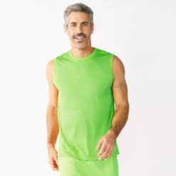Men's Tek Gear® Dry Tek Muscle Tee -Hot Sale Adult Shop 5262221 Green Obsession