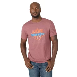Men's Wrangler Graphic Tee -Hot Sale Adult Shop 5263039 Burgundy Heather