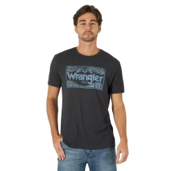 Men's Wrangler Graphic Tee -Hot Sale Adult Shop 5263039 Charcoal Heather