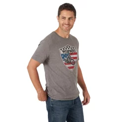 Men's Wrangler Graphic Tee -Hot Sale Adult Shop 5263039 Graphite Heather