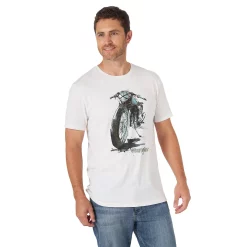 Men's Wrangler Graphic Tee -Hot Sale Adult Shop 5263039 Marshmallow Heather