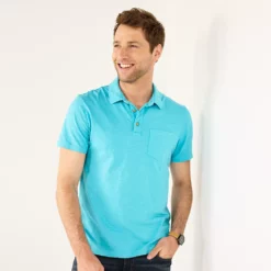 Men's Sonoma Goods For Life® Supersoft Lightweight Polo -Hot Sale Adult Shop 5267619 Aqua