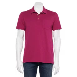 Men's Sonoma Goods For Life® Supersoft Lightweight Polo -Hot Sale Adult Shop 5267619 Berry