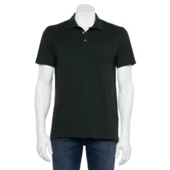 Men's Sonoma Goods For Life® Supersoft Lightweight Polo -Hot Sale Adult Shop 5267619 Black