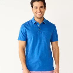 Men's Sonoma Goods For Life® Supersoft Lightweight Polo -Hot Sale Adult Shop 5267619 Denim