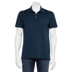Men's Sonoma Goods For Life® Supersoft Lightweight Polo -Hot Sale Adult Shop 5267619 Navy