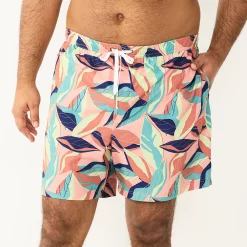 Men's Big & Tall Sonoma Goods For Life® Swim Trunks -Hot Sale Adult Shop 5272284 Cryptic Leaves