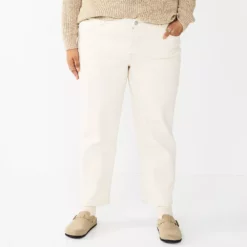 Plus Size Sonoma Goods For Life® Premium Rolled Girlfriend Jeans -Hot Sale Adult Shop 5272706 Underwood