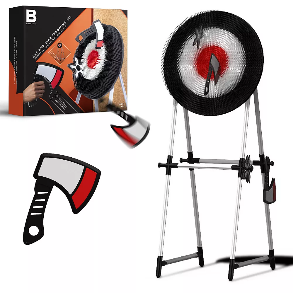 Black Series Bristle Axe Throwing Target Set 1 Black Series Bristle Axe Throwing Target Set