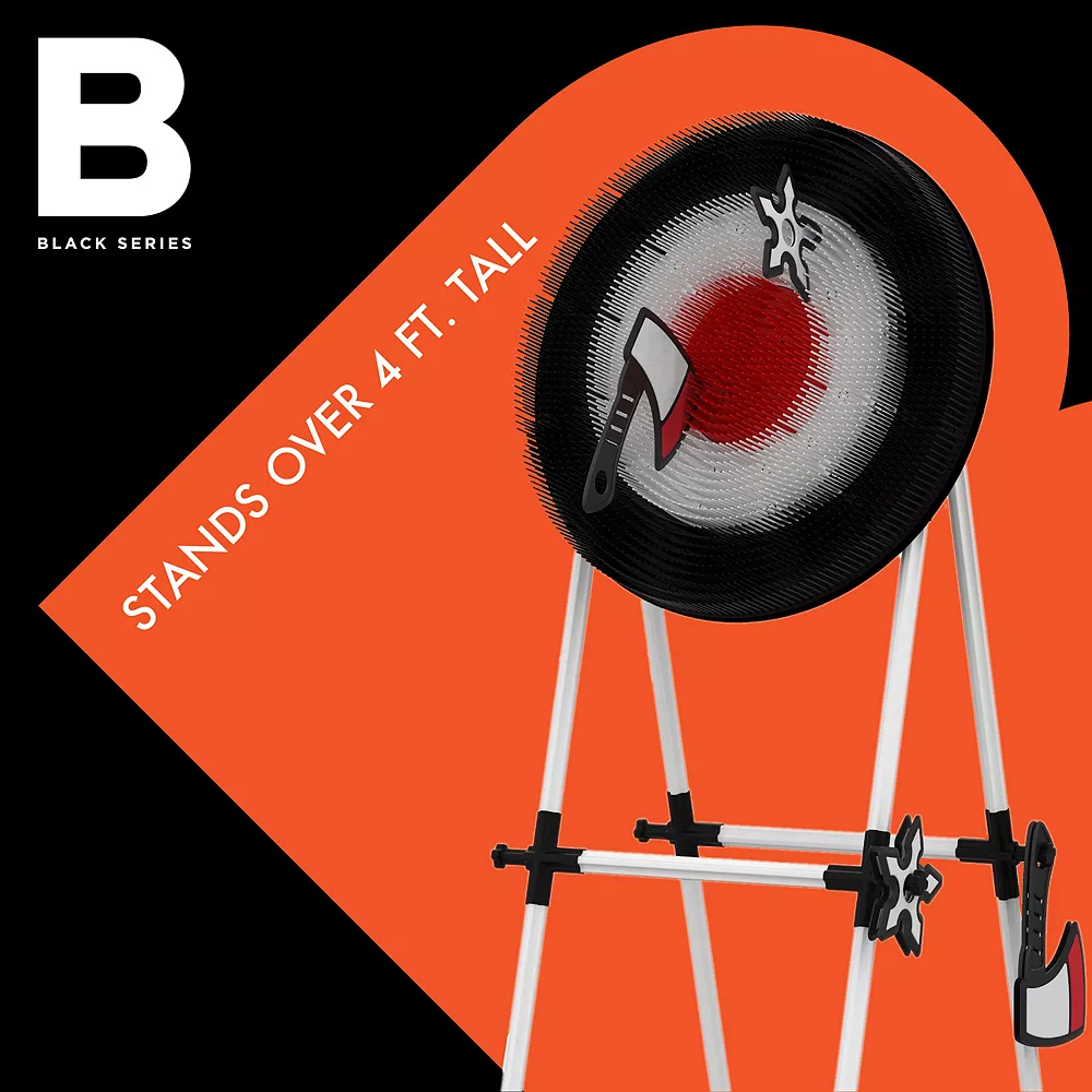 Black Series Bristle Axe Throwing Target Set 6 Black Series Bristle Axe Throwing Target Set - Image 6