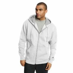Men's Champion® Fleece Powerblend Zip-Up Hoodie