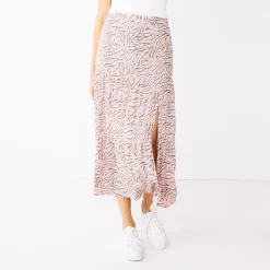 Women's Nine West Crosshatch Tiered Maxi Skirt -Hot Sale Adult Shop 5330209 Lilac Zebra