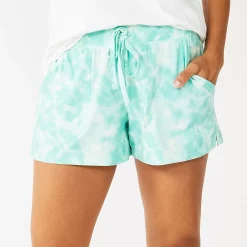 Women's Sonoma Goods For Life® Pajama Shorts -Hot Sale Adult Shop 5490352 Aqua Sky