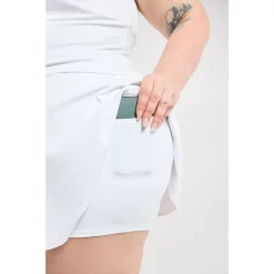 Plus Size FLX High-Waisted Affirmation Skort with Pockets -Hot Sale Adult Shop 5498693 ALT2