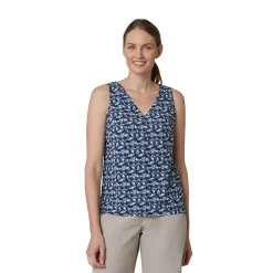 Women's Eddie Bauer Spindrift V-Neck Tank -Hot Sale Adult Shop 5498771 Blue Mutli Ikat Animal