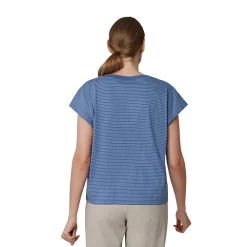 Women's Eddie Bauer Sunwashed Striped V-Neck Top -Hot Sale Adult Shop 5498797 ALT