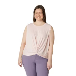 Plus Size Eddie Bauer Wander Twist-Front Tank