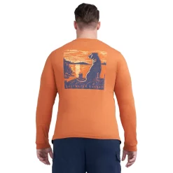 Men's Big & Tall IZOD Saltwater Graphic Tee -Hot Sale Adult Shop 5500786 Rust