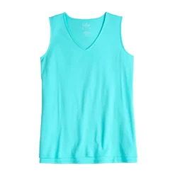 Women's Croft & Barrow® Soft V-Neck Tank -Hot Sale Adult Shop 5508023 ALT5
