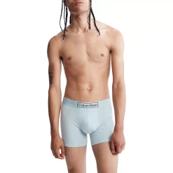 Men's Calvin Klein Reimagined Heritage Cotton-Blend Stretch Boxer Briefs -Hot Sale Adult Shop 5510747 Palest Blue
