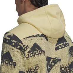 Men's adidas Essentials Brand Love Fleece Hoodie -Hot Sale Adult Shop 5514410 ALT3