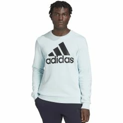 Men's adidas Essentials Big Logo Sweatshirt -Hot Sale Adult Shop 5515950 Almost Blue