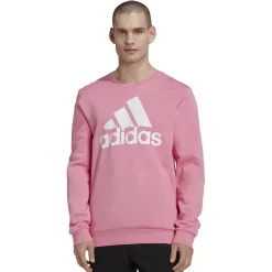 Men's adidas Essentials Big Logo Sweatshirt -Hot Sale Adult Shop 5515950 Bliss Pink