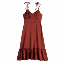 Women's Nine West Strappy Empire Midi Dress -Hot Sale Adult Shop 5516624 ALT5