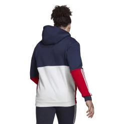 Men's adidas Colorblock Full-Zip Hoodie -Hot Sale Adult Shop 5517455 ALT