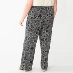 Plus Size Sonoma Goods For Life® Linen-Blend Wide-Leg Pants -Hot Sale Adult Shop 5517827 ALT