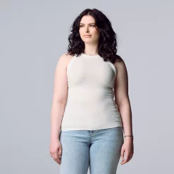 Simply Vera Vera Wang Essential Tank -Hot Sale Adult Shop 5518644 ALT2