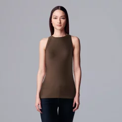 Simply Vera Vera Wang Essential Tank -Hot Sale Adult Shop 5518644 Beau Brown