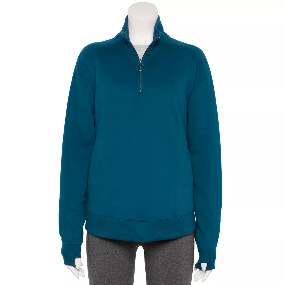 Women's Tek Gear® Quarter-Zip Ultrasoft Fleece Jacket 7 Women's Tek Gear® Quarter-Zip Ultrasoft Fleece Jacket - Image 7