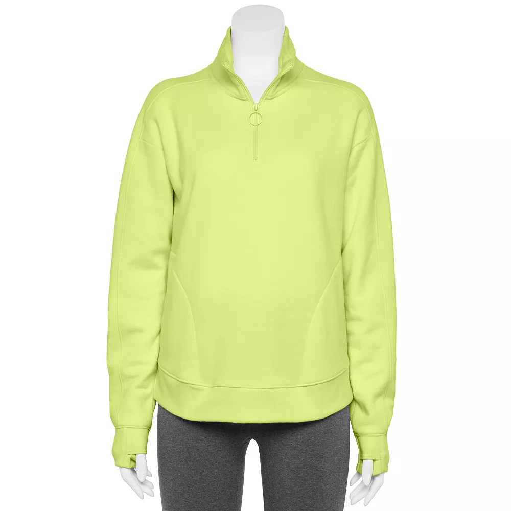 Women's Tek Gear® Quarter-Zip Ultrasoft Fleece Jacket 3 Women's Tek Gear® Quarter-Zip Ultrasoft Fleece Jacket - Image 3