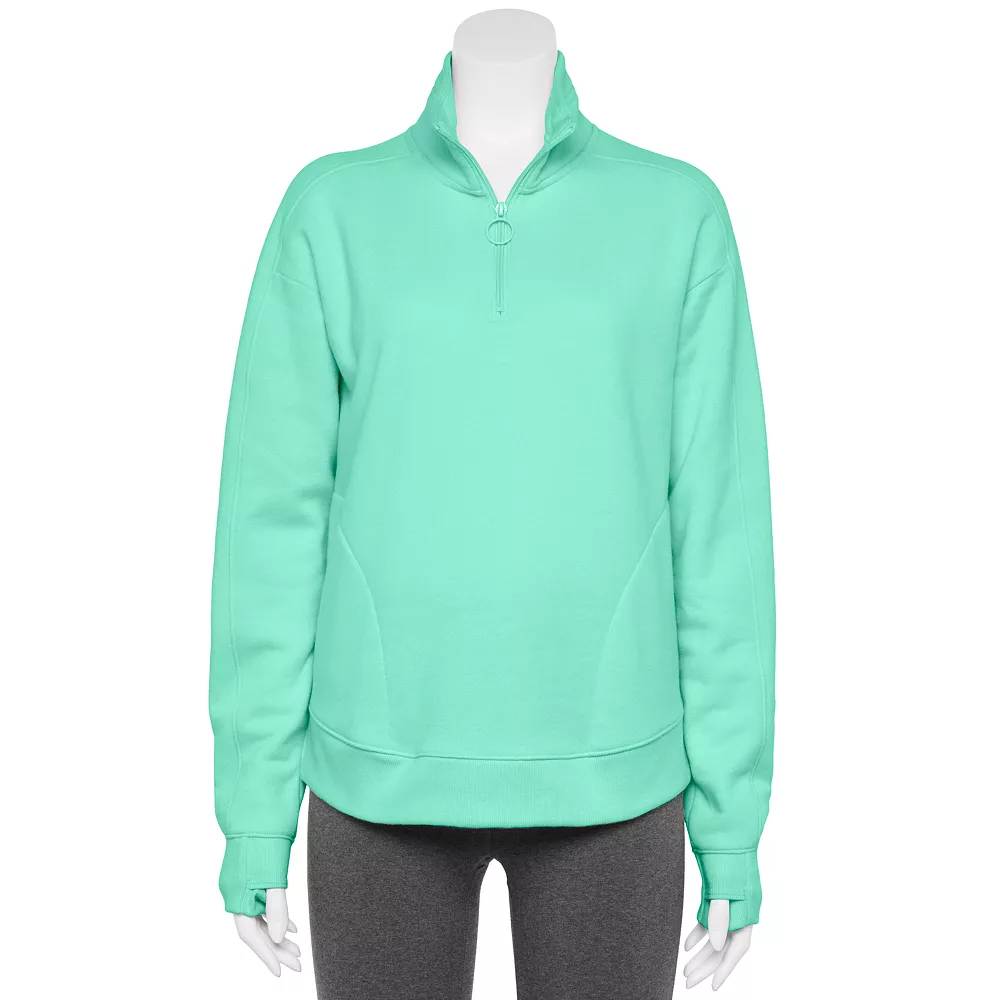 Women's Tek Gear® Quarter-Zip Ultrasoft Fleece Jacket 4 Women's Tek Gear® Quarter-Zip Ultrasoft Fleece Jacket - Image 4