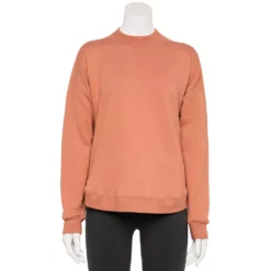 Women's Tek Gear® Ultrasoft Fleece Mockneck Sweatshirt -Hot Sale Adult Shop 5523249 Cinnamon Coffee