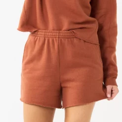 Women's Tek Gear® Ultrasoft Raw-Hem Shorts -Hot Sale Adult Shop 5523332 Cinnamon Coffee