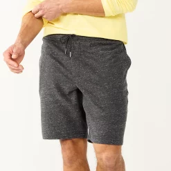 Men's Sonoma Goods For Life® 7" Flex-Wear Knit Jogger Shorts -Hot Sale Adult Shop 5523380 Textured Gray