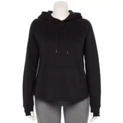Plus Size Tek Gear® Ultrasoft Fleece Hoodie -Hot Sale Adult Shop 5527170 Black