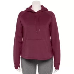 Plus Size Tek Gear® Ultrasoft Fleece Hoodie -Hot Sale Adult Shop 5527170 Night Sangria