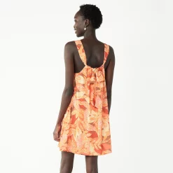 Women's Nine West Squareneck Trapeze Mini Dress -Hot Sale Adult Shop 5531253 ALT