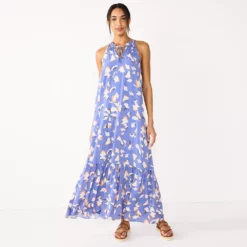 Women's Nine West Tiered Peasant Maxi Dress -Hot Sale Adult Shop 5531866 Dab Floral