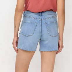 Women's LC Lauren Conrad Super High Rise Cut-Off Denim Shorts -Hot Sale Adult Shop 5536035 ALT