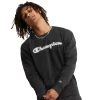 Men's Champion® Vintage Wash Varsity Fleece Crew Sweatshirt