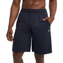 Men's Champion® 10-Inch Powerblend Fleece Shorts -Hot Sale Adult Shop 5537562 Navy