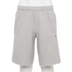 Men's Champion® 10-Inch Powerblend Fleece Shorts -Hot Sale Adult Shop 5537562 Oxford Gray