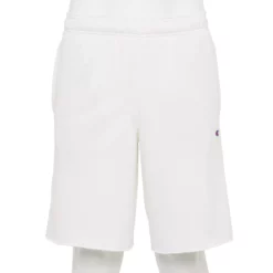 Men's Champion® 10-Inch Powerblend Fleece Shorts -Hot Sale Adult Shop 5537562 White